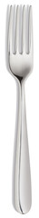 Silver Fork on white background