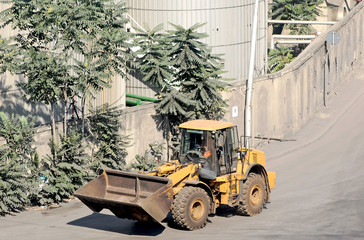tractor yellow