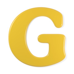 yellow font - G