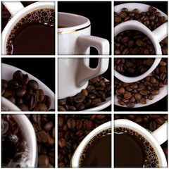 coffee collage