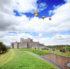 The Dover Castle in south east England