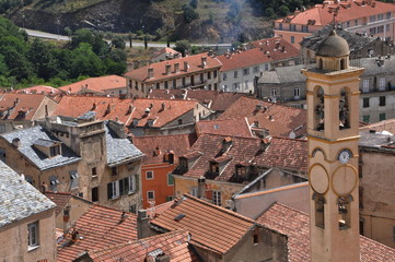 Toits de Corte, Corse