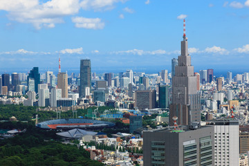 Fototapeta premium 新宿から六本木への眺望