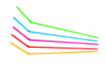 Bendy drinking straws - isoalted