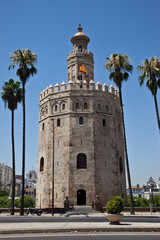 Fototapeta na wymiar Torre del Oro, Sewilla