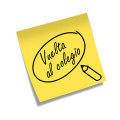 Post-it VUELTA AL COLEGIO