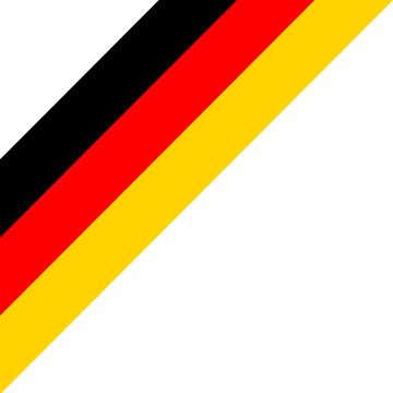 deutschland ecke flagge