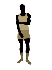 Male Underwear Model Silhouette