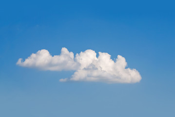 puffy cloud on blue sky