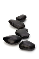 zen stones isolated on the white background