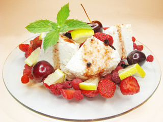 fruit salad summer dessert