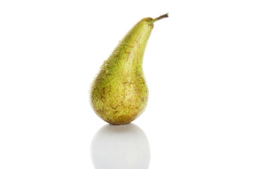 Pear, shot on a white background