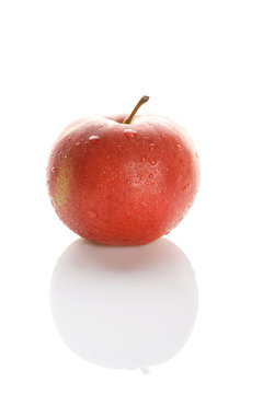 Apple, shot on a white background