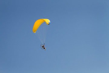 Yellow Canopy Paraglider