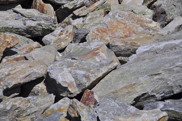 Geröll in den Alpen