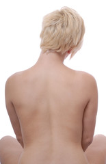 Nude female back
