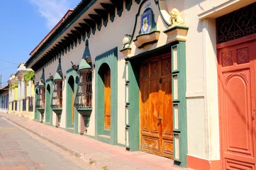Foto op Aluminium Brautiful architecture in Granada, Nicaragua © tobago77