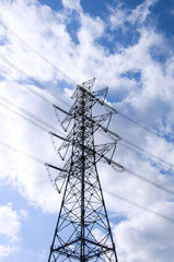 送電線と鉄塔