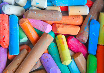 Colored chalk