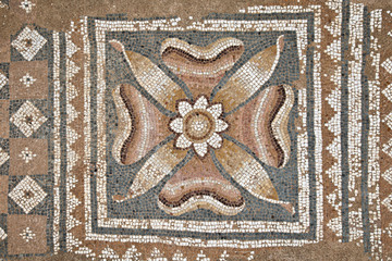Mosaics at The Great Baths in Dion