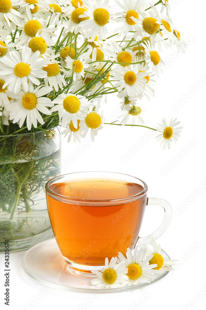 Canvas Prints herbal camomile tea