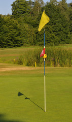 Obraz premium Golffahne
