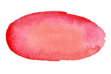 Red brush strokes
