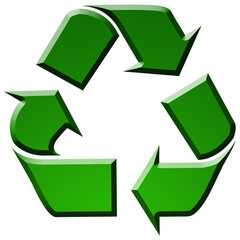 Obraz premium symbole écologie recyclage