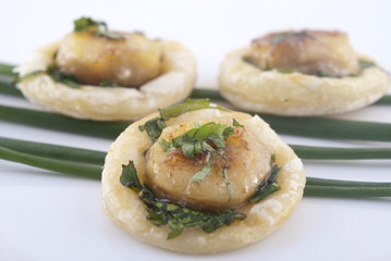 Scallop appetizer