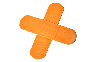 croix en sparadrap chair
