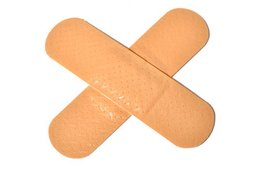 croix en sparadrap chair