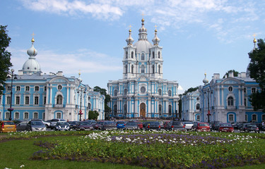 Monastère Smolny, St-Pétersbourg.