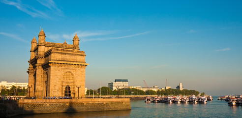 Gateway to India Panorama - obrazy, fototapety, plakaty