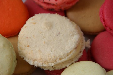 Macaron en gros plan