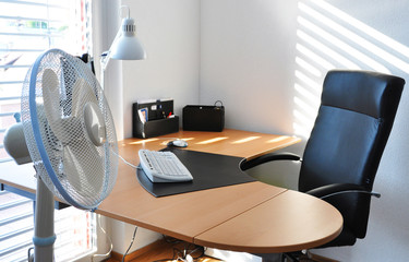 Fan in the office