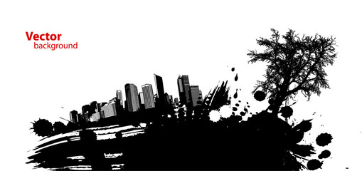 Obraz premium abstract black illustration.