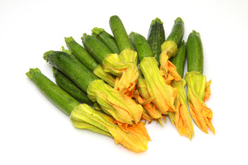zucchine con fiori