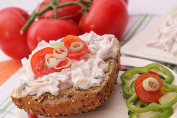 Fleischsalatbrötchen