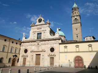 Obraz premium San Giovanni church in Parma, Lombardy, Italy