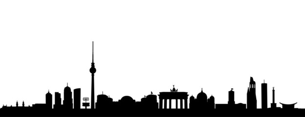 Naklejka premium Berlin Skyline