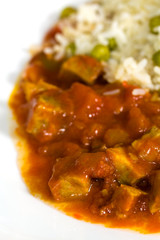Gulasch mit Reis