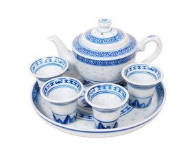 Blue China Tea set