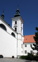 Fototapeta na wymiar Church in Vranov near Brno