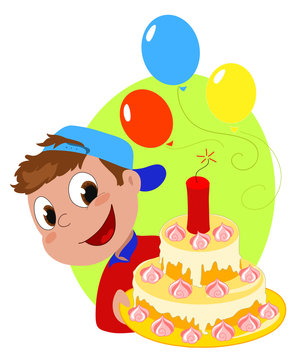 Torta di compleanno esplosiva