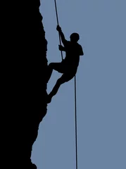 Garden poster Mountaineering Rock climbing