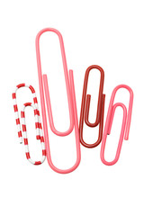 Obraz premium Four color paper clips