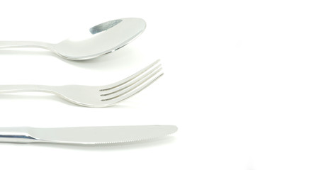 Fork spoon and knife