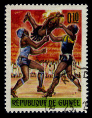 Postage stamp.