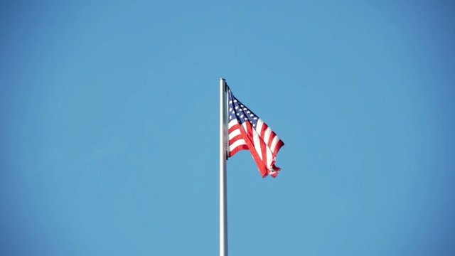 Star-Spangled Banner 3 - powerless US American Flag