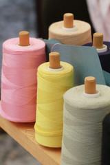 filo cotone colorato
